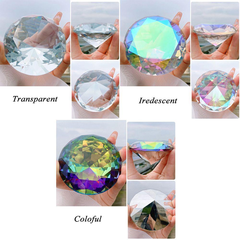 Chookyy 80mm Nail Crystal Display Transparan Tangan Model Nail Art Pajangan Kuku Berdiri