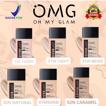 ^ KYRA ^ OMG Liquid Foundation Cover Last Alas Bedak Oh My Glam - Netto 25 ml