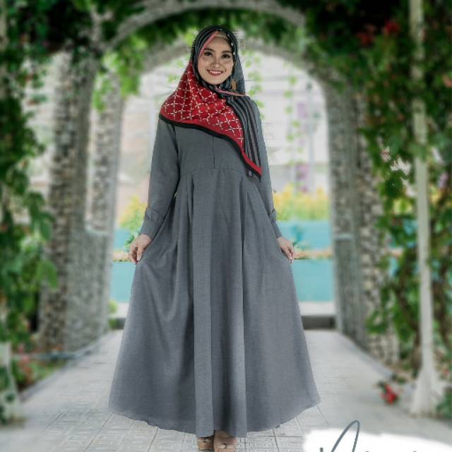 Nana dress/ gamis ori azamka/ gamis terbaru/ gamis simpel