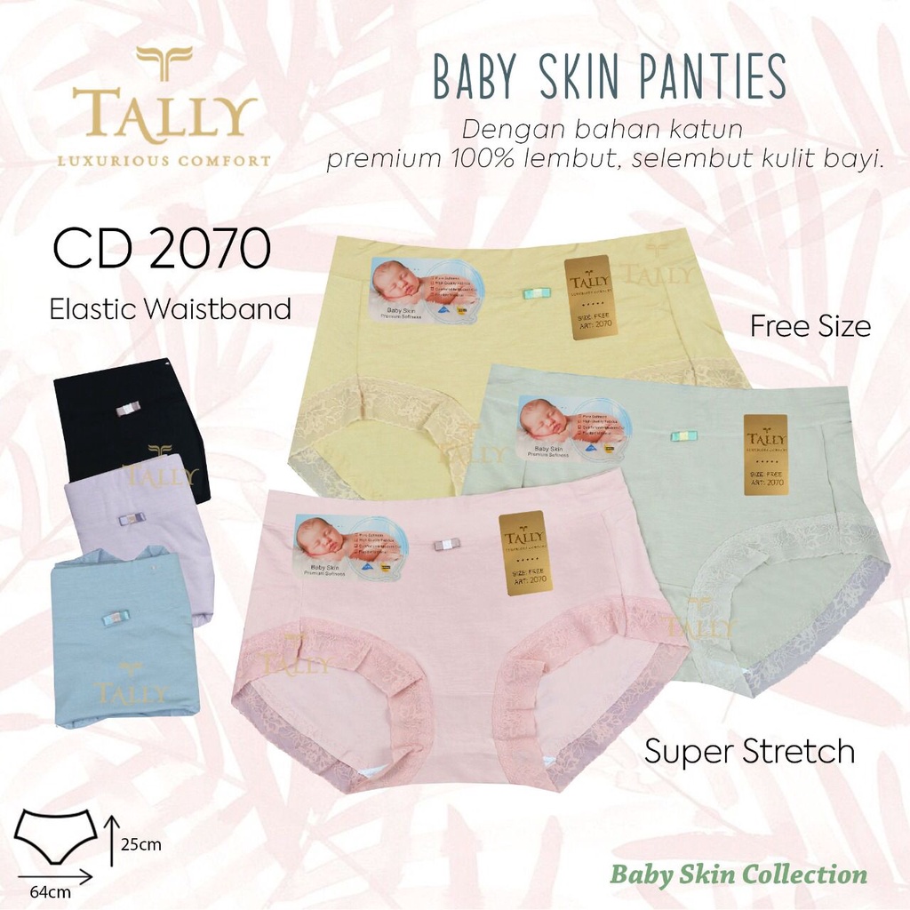 TALLY CD CELANA DALAM 2070 I FREE SIZE baby skin