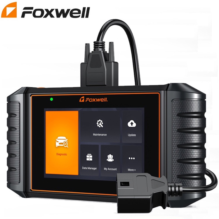 FOXWELL NT809 OE-Level Obd2 Alat Diagnostik Mobil Semua Sistem Pemindai Mobil Odb2 Dengan 30+ Fungsi Reset Pemeliharaan Dan Kontrol Dua Arah