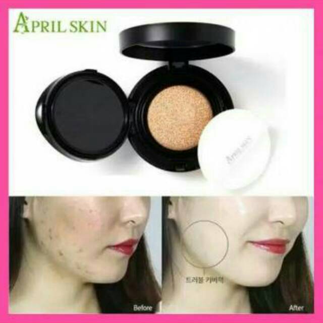 Aprilskin magic snow cushion korea original 100%