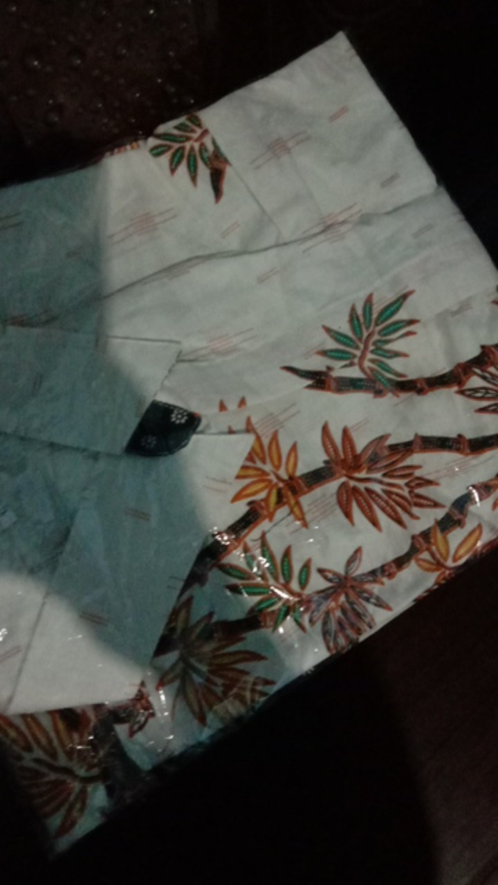 Bswart Batik Hrb026 Kenongo Hem Pendek Padi Pekalongan M L Xl Batik Pria Murah Modern