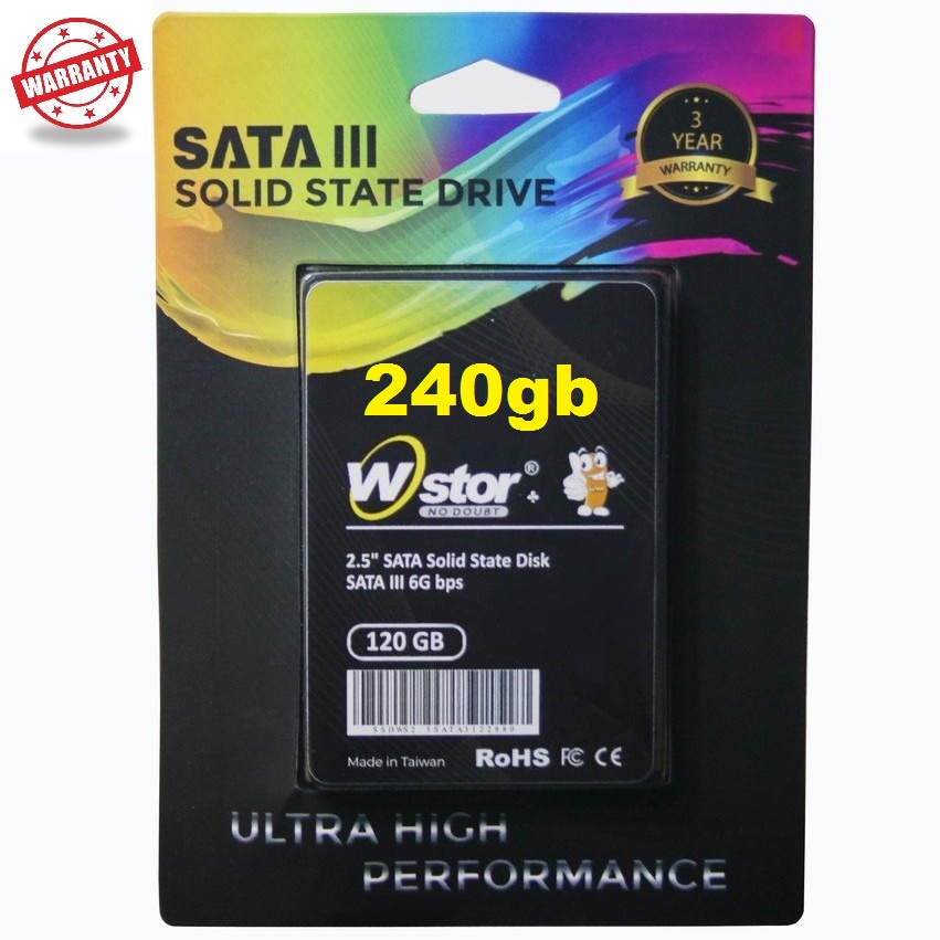 SSD SATA 2.5” SATA III 240GB / 120GB / 480GB / 1TB WSTOR