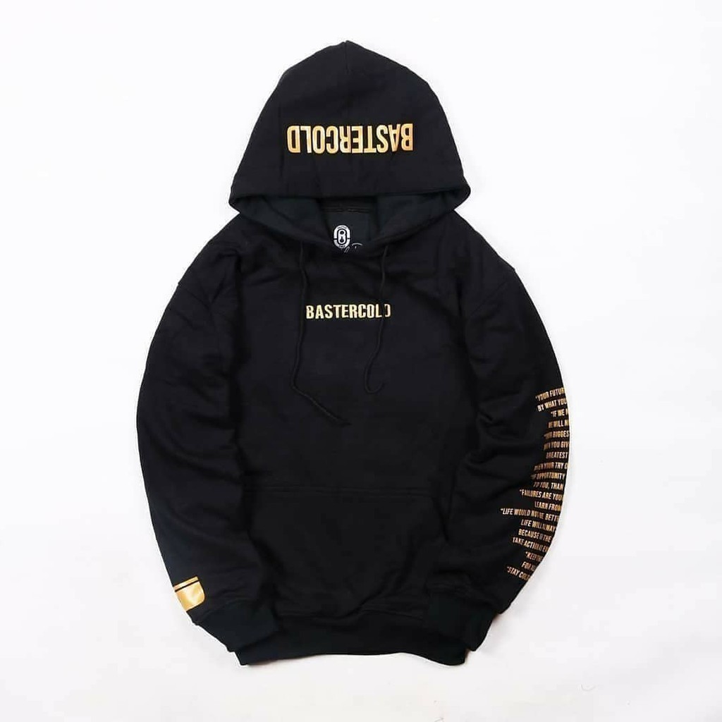 JAKET SWEATER HOODIE BSTR FULL GOLD UNISEX PREMIUM QUALITY