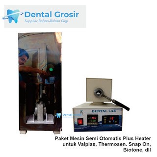Paket Mesin Dental Semi Automatis Masin Flexy Bahan Valplast valplast