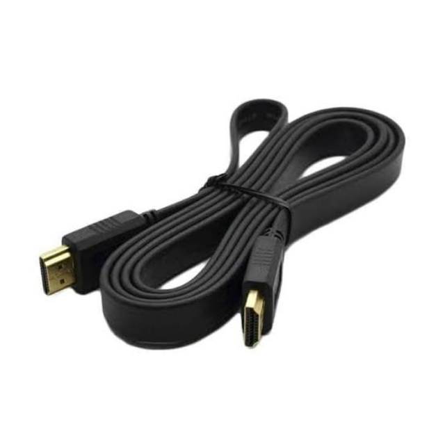 KABEL HDMI MALE TO MALE FLAT 3 METER VERSI 1.4 1080P FULL HD