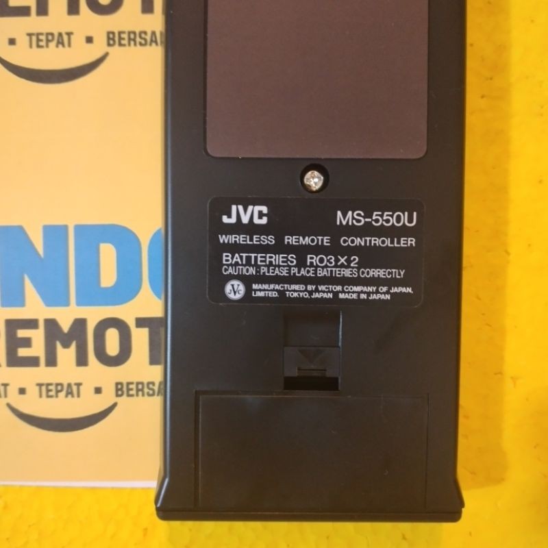 REMOTE JVC MS-550U ORIGINAL