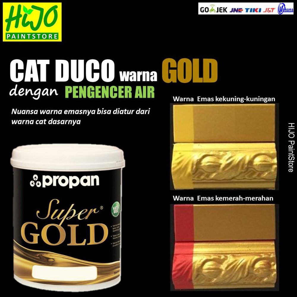  Cat  Warna  Gold Emas  Propan Super Gold Pt Propan Raya Icc 