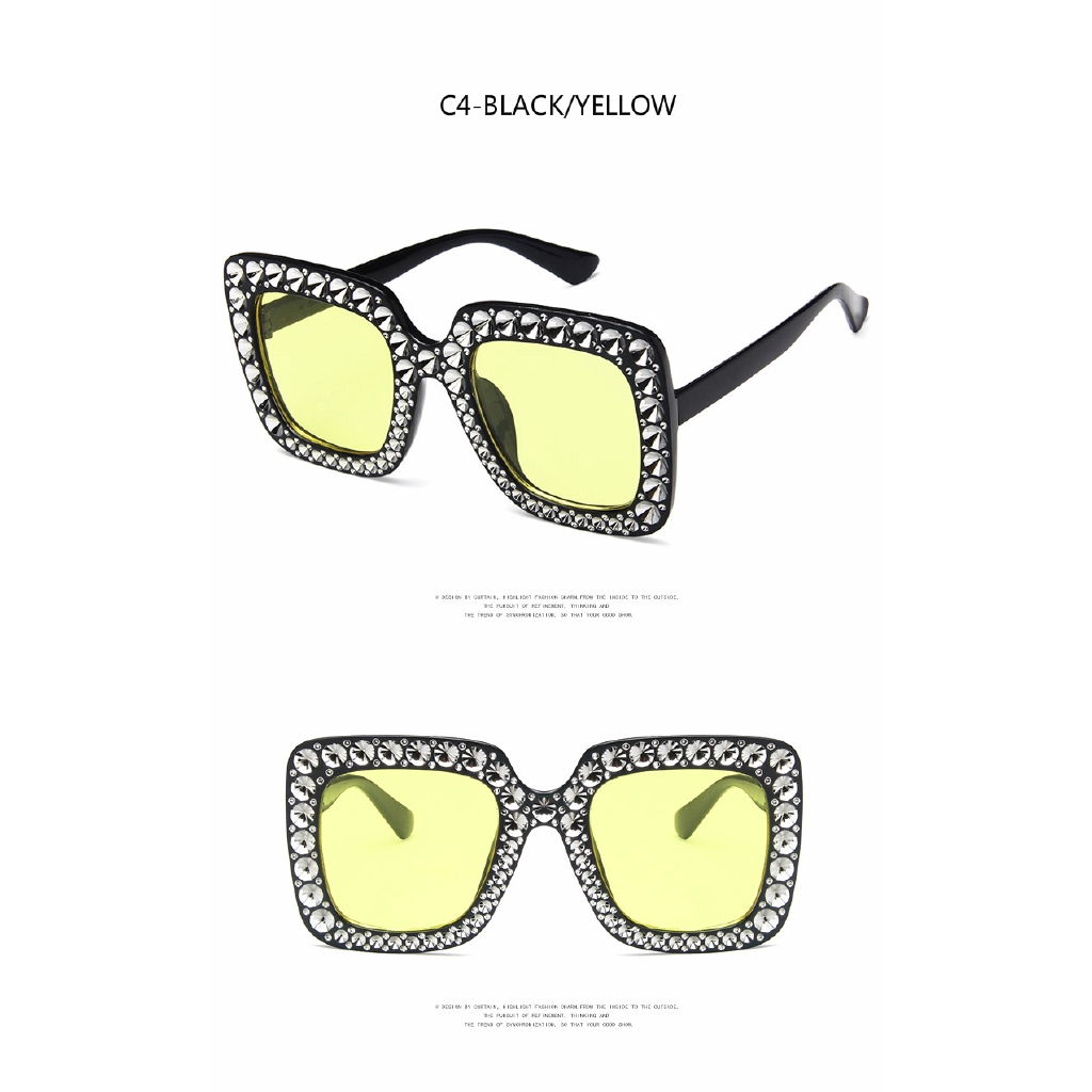 New large frame European and American square wild fashion sunglasses