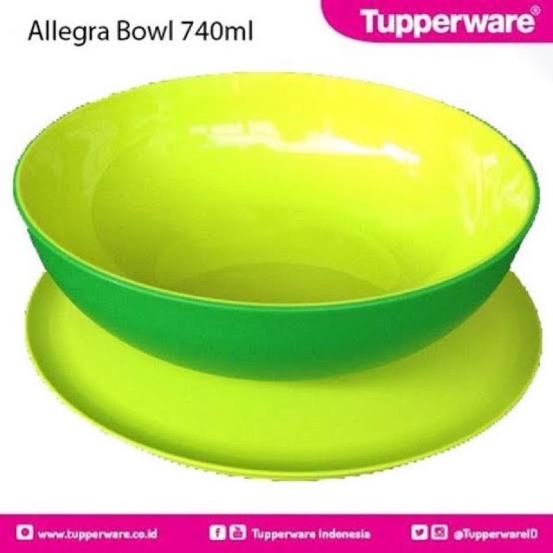 TUPPERWARE ALLEGRA SERVING BOWL