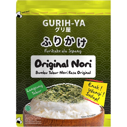 Gurih-ya Seaweed All Variant - 5.5 Gr | Bumbu Tabur Rumput Laut