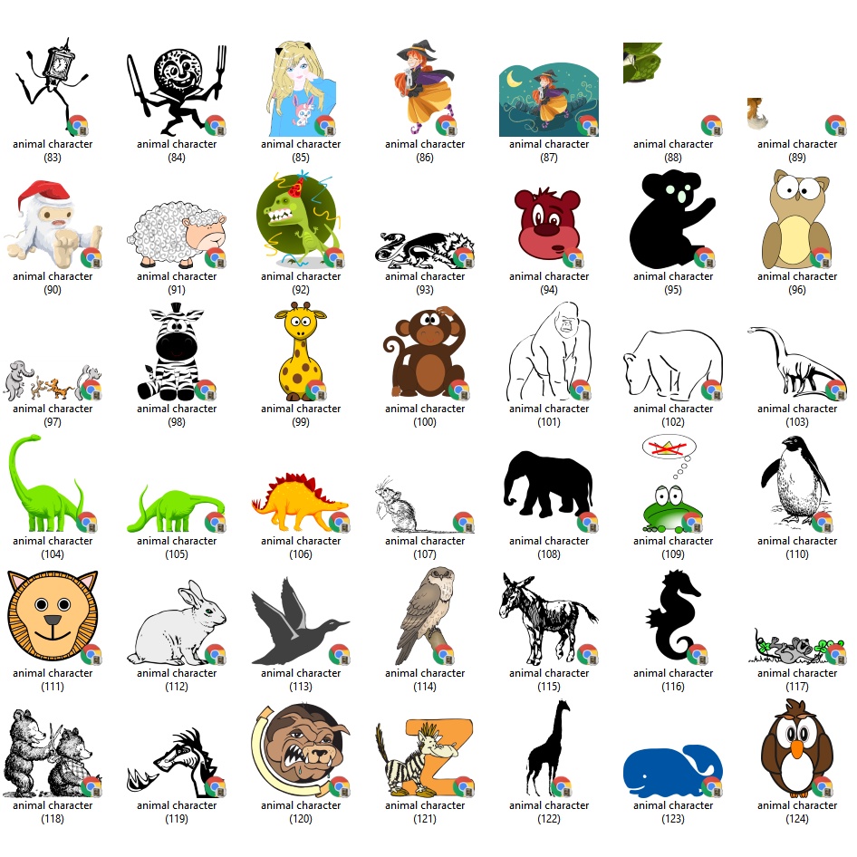 Animal Character and Mascot - Coreldraw