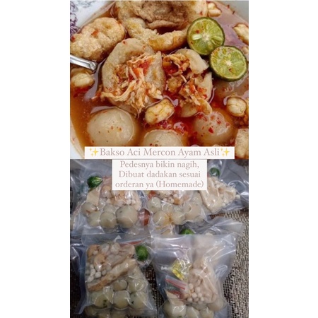 

Baso aci mercon ayam asli