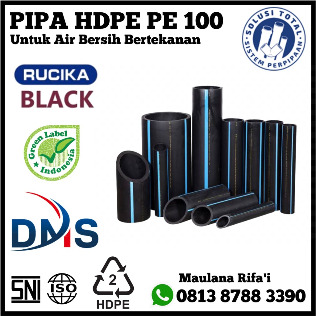 Jual Pipa HDPE 2" PN 16 | Shopee Indonesia