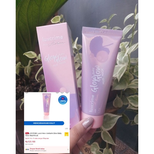 Luxcrime x Awkarin Glow Baby Glow Mud
Mask