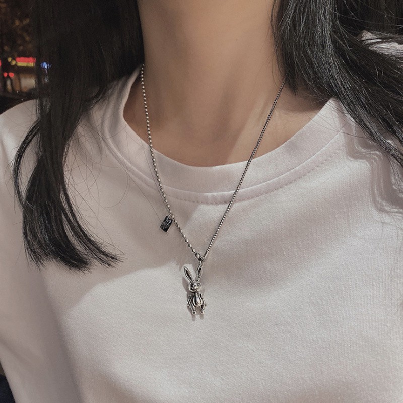 [ACKER] Kalung Choker Wajah Beruang Kelinci Gaya Korea Untuk Wanita / Pria