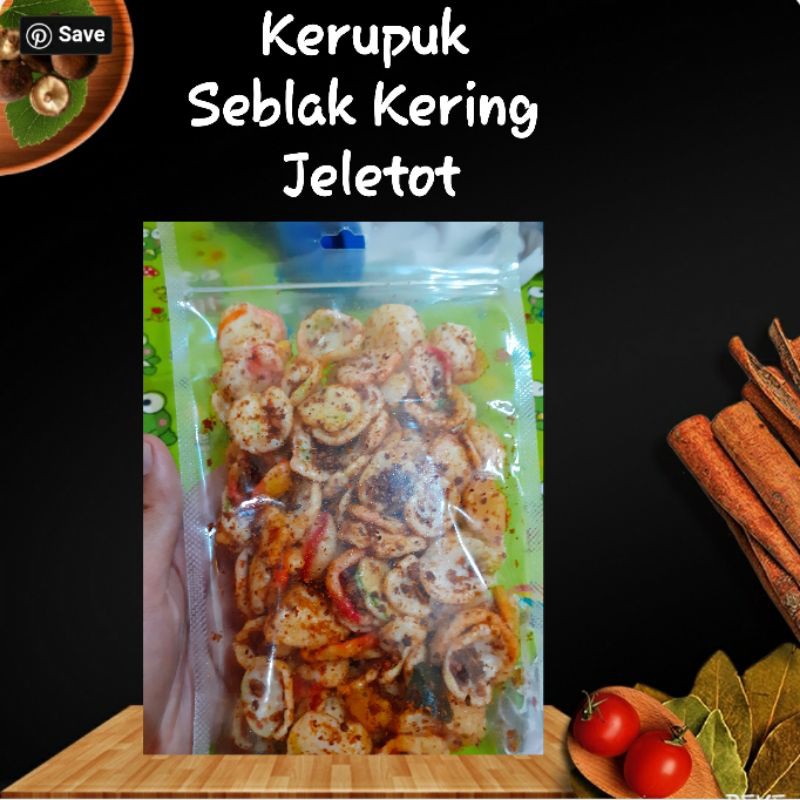 

kerupuk seblak kering bantet jeletot /Sebring