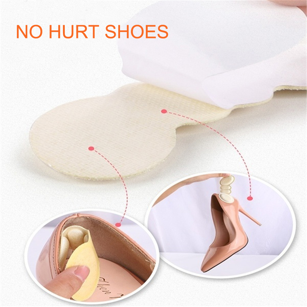 Sepasang Heel Grip/Heel Cushion/Bantalan Sisipan Sepatu Wanita, Insole Anti Slip Cegah Kaki Lecet