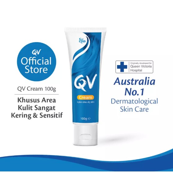 [FREE QV GENTLE WASH 250g] QV Cream Replenishes Dry Skin 100g