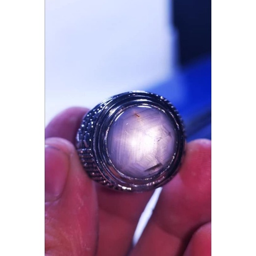 BLUE SAPPHIRE STAR CEYLON SRILANKA SERTIFIKAT NGR