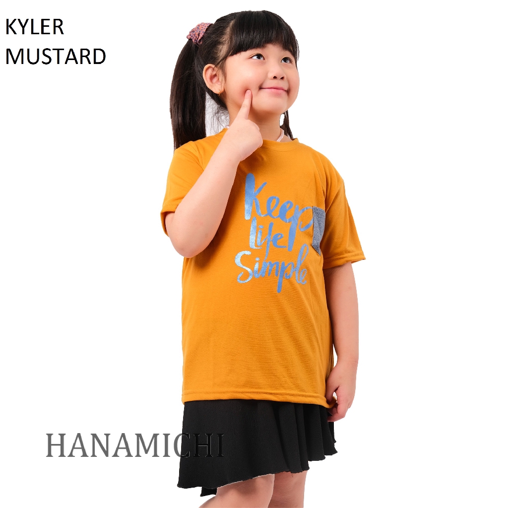 Hanamichi KYLER Kaos Anak Sablon Lengan Pendek