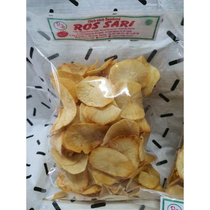 Keripik Singkong Original 250Gr Oleh Oleh Bandung