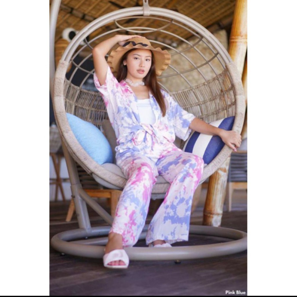 GALAXY SHORT &amp; LONGSLEEVE SET - BAJU TIDUR KEMEJA TIE DYE SET/DAILY SET/PIYAMA SET CP &amp; PP FIT XL