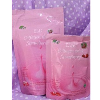 ELD collagen Drink  Pelangsing & pencerah Tubuh dalam 1 kemasan AGEN RESMI KEMASAN BARU 60Gram