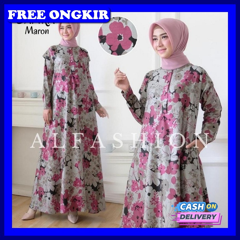 Buju Muslimah Syari Bju Sarii Cewek Premium Bj Wanita Muslim Kekinian  Aba Agen Baju Dress Muslim