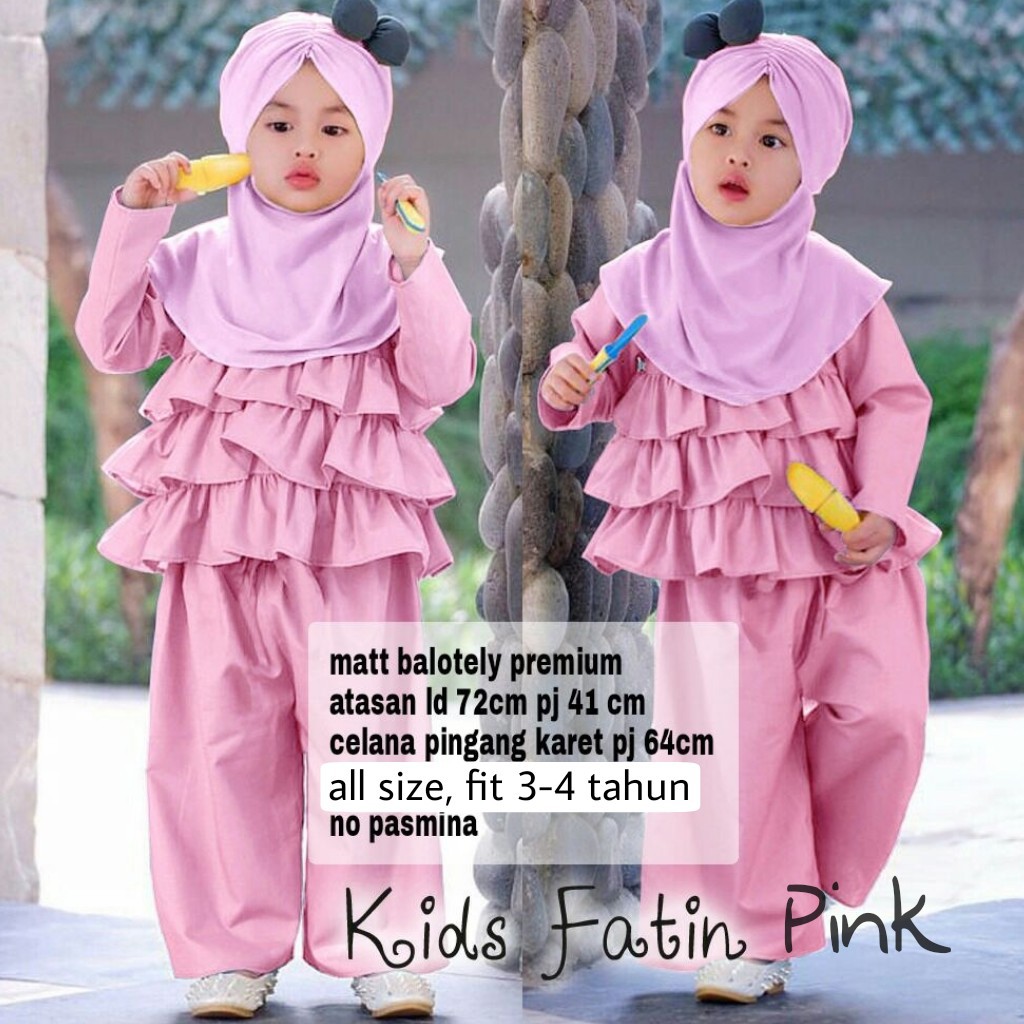 8300 Model Baju Muslim Anak Perempuan Celana Gratis