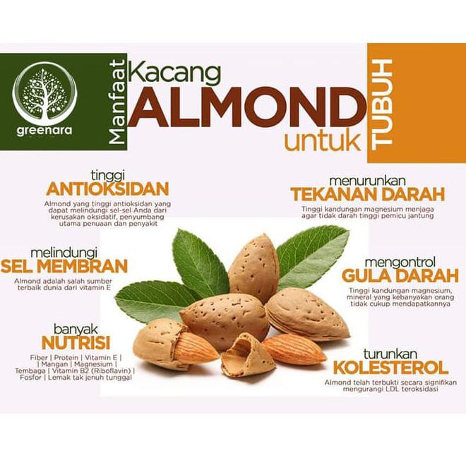 

1K4P Roasted Almond 1Kg / Kacang Almond Panggang 1Kg S5Ve