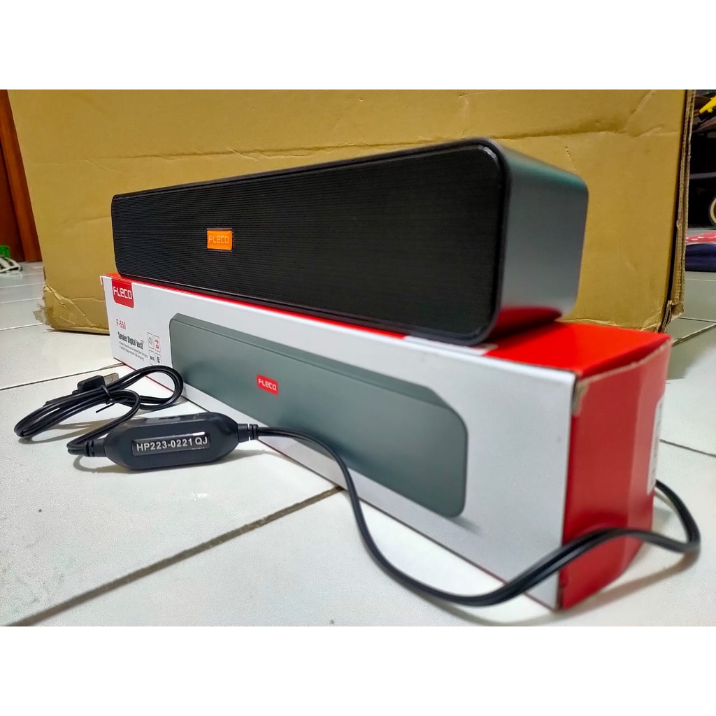 FLECO - Speaker Komputer/Laptop/HP Fleco F-550 USB / Speaker Digital Kecil Suara Berkualitas