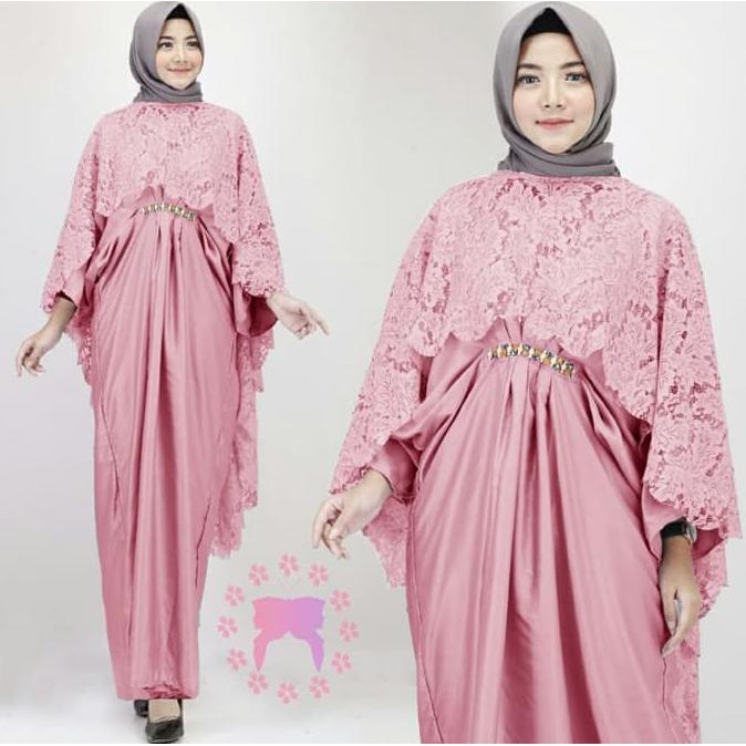 Murah Abis Jubah Fiara Dusty Hijab 0107 San Baju Gamis Wanita Terbaru Terbaru