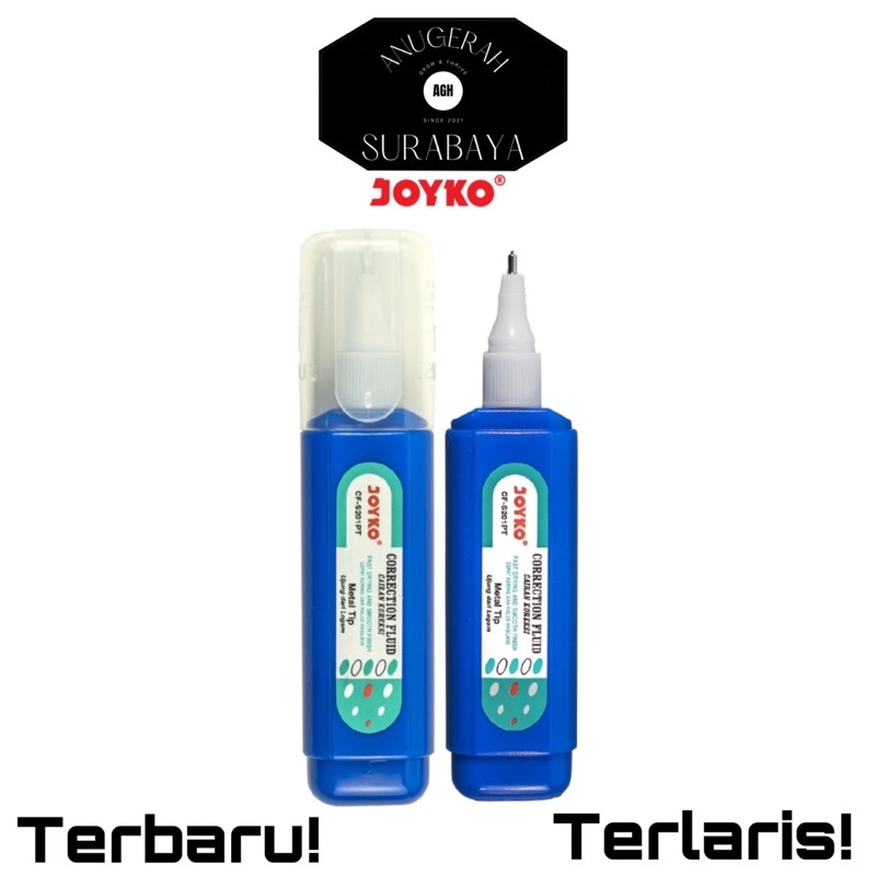 

Joyko CF-S201 PT Correction Fluid / Cairan Koreksi / Tipe X / Penghapus Cair / Stipo / Anugerah