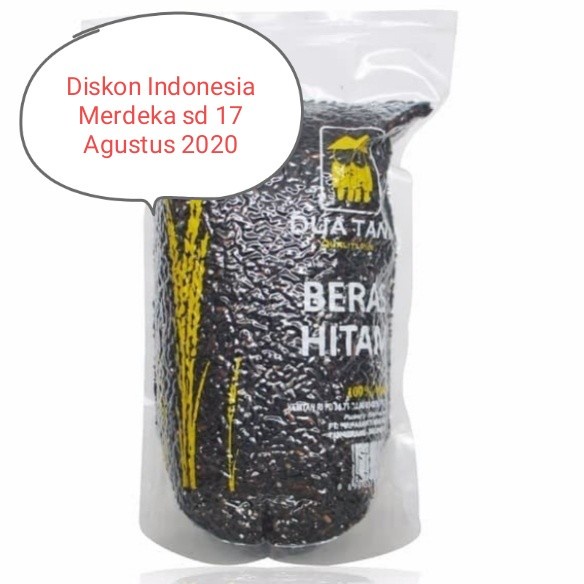 

978Eq0010W Beras Hitam - High Quality - Halal - 1 Kg - Dua Tani W5Q40112