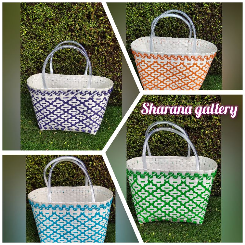 Tas motif tas plastik, tas hampers.