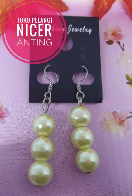 Anting Fashion Anting Mutiara Gantung Terbaru Anting korea kekinian Anting wanita