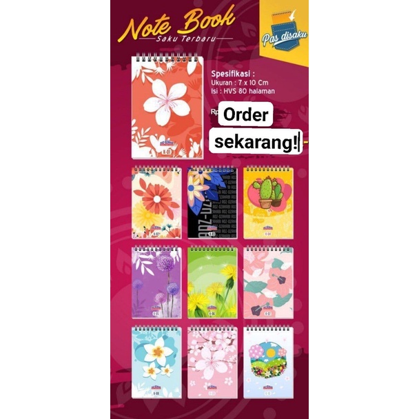 

Note Book - Buku Saku Spiral Motif Elegan Terbaru - Adz-Dzahabi