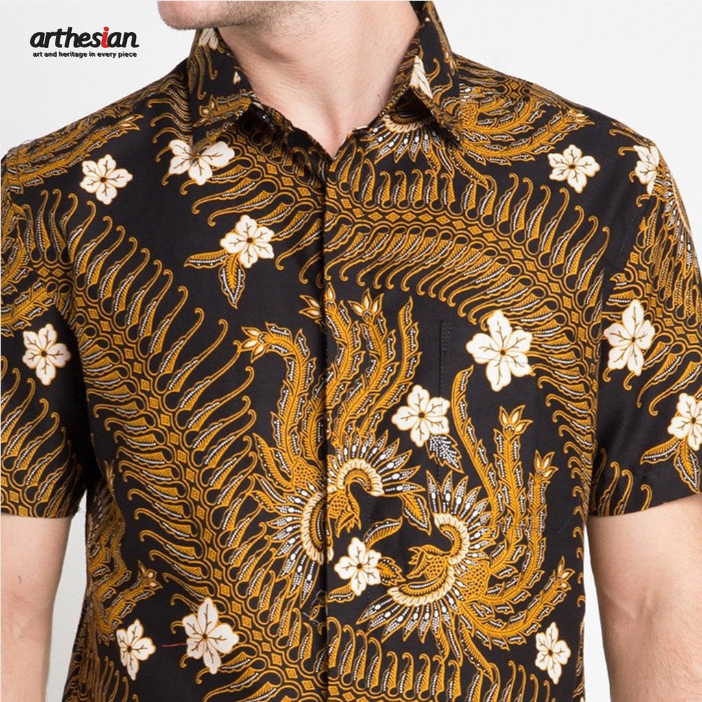 [Arthesian] Kemeja Batik Pria - Braid Batik Printing