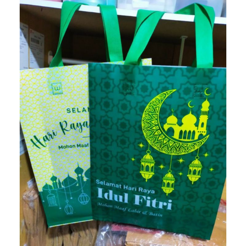 

Kantong Parcel Tas Lebaran laminasi Goodie Godie Bag Plastik Hantaran Tas Idul Fitri parsel Ramadhan