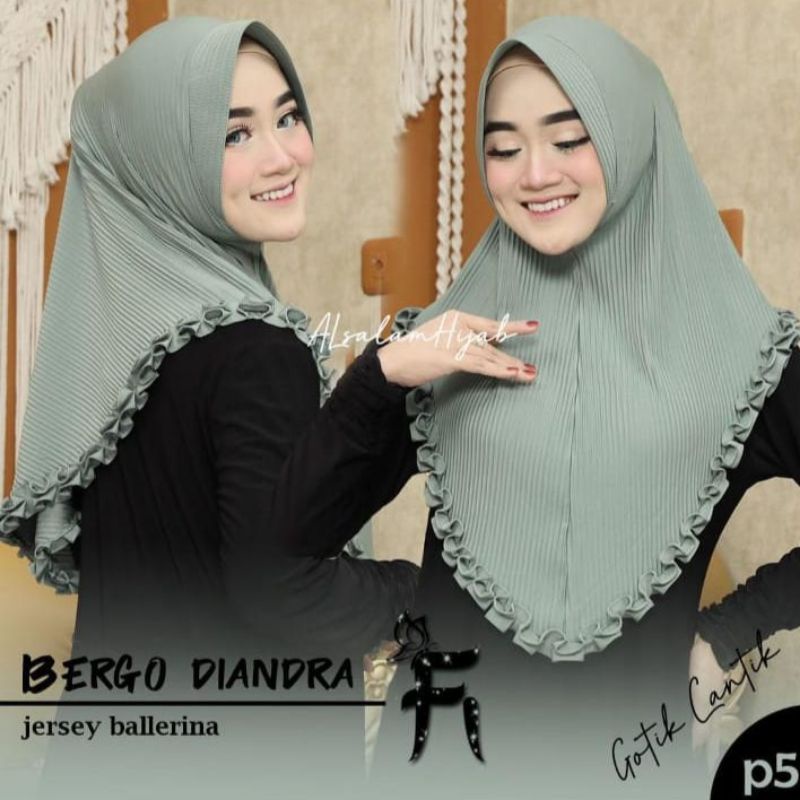 BERGO GOTIK PET DIANDRA/ HIJAB INSTAN BY FI HIJAB