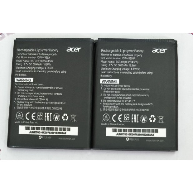 Battery Batre Baterai Acer Z200 Z220 m220 Z205 Z500 BAT-311 BAT311 BAT 311