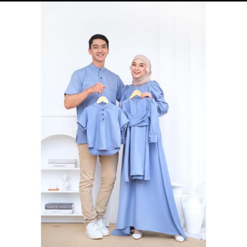 Zara Set Couple Keluarga | Set Couple Keluarga Murah - Family Set Murah | Busana Keluarga Murah - Busana Muslim Keluarga | Family Couple Murah - Gamis Couple Keluarga Murah