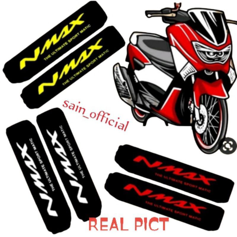 sarung shock breaker untuk NMAX dan sarung shock motor metik.