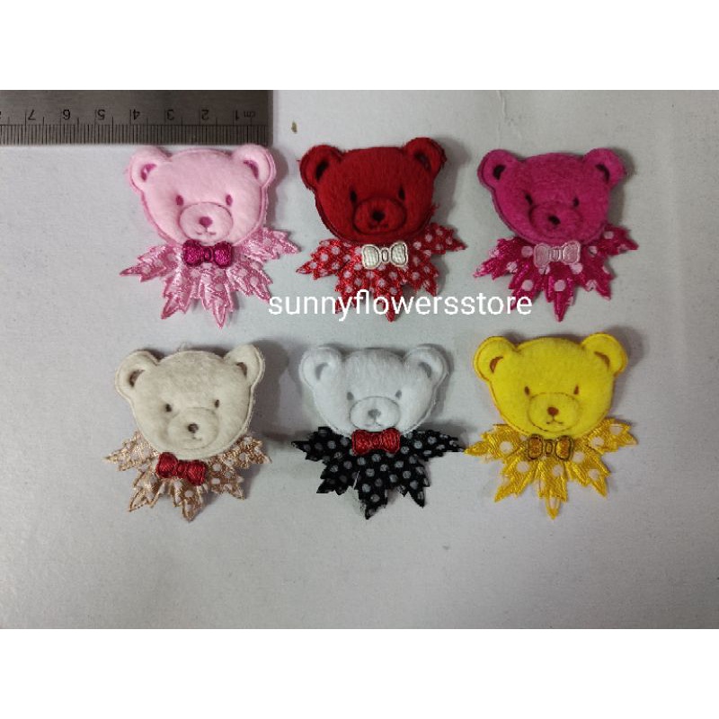 aplikasi patch boneka sweety kecil isi 12 pcs