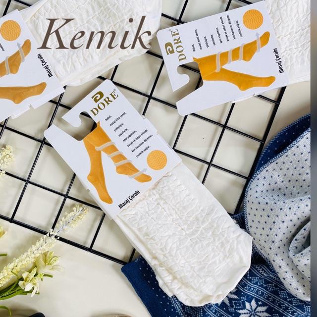 Kaos Kaki Turki DORE Original 🇹🇷 (Turkish Socks) Kaos Kaki Rasa Stocking-Ekru / Broken White