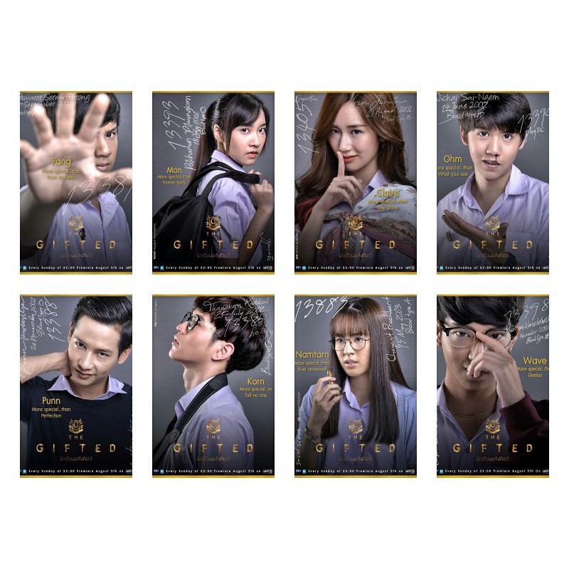 PHOTOCARD SERIES THE GIFTED • THE GIFRED GRADUATED • PHOTOCARD THAILAND • RAIKANTOPENI