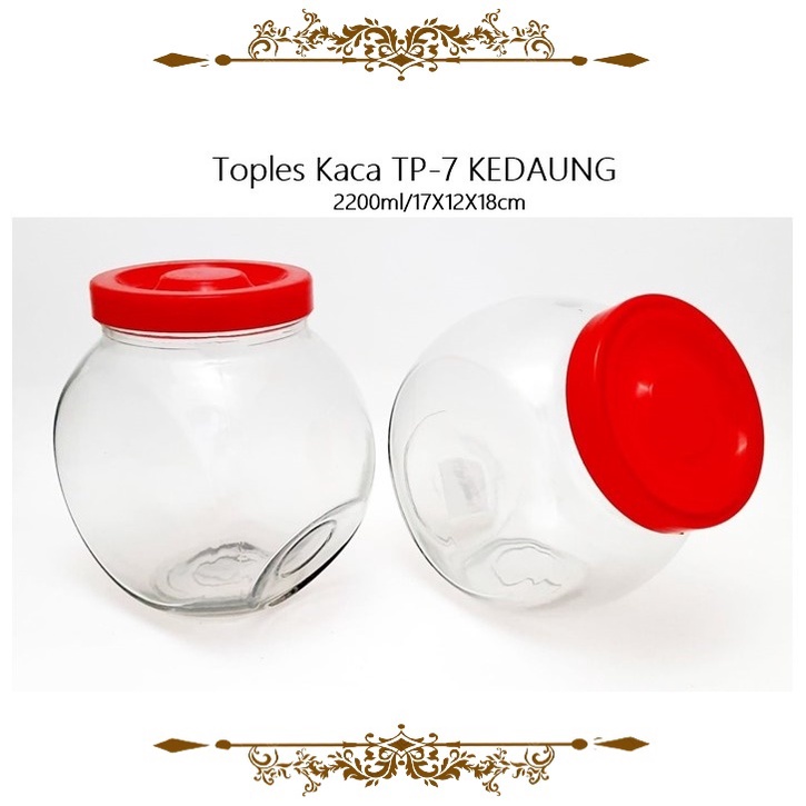 Toples Cendol/Toples Jadul/Toples Es Campur Kaca Kedaung TP-7 KEDAUNG 2200ml &amp; TP-7SJ 1200ml