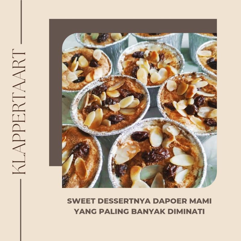 

Klappertaart (min. 5 pcs)